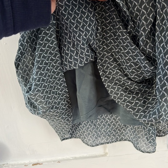 Second Female Anthropologie Green Pattern Story Dress Size Small - Picture 5 of 6